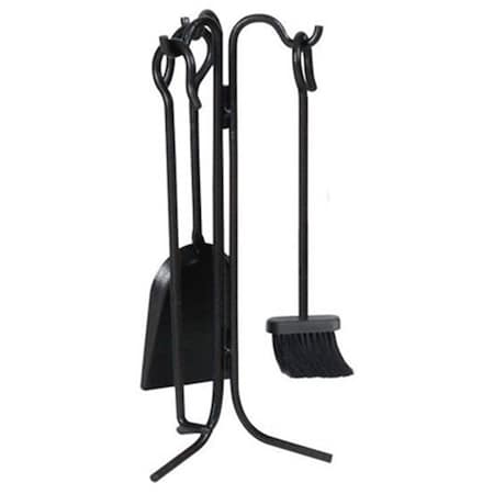 Panacea 15041 Black Fireplace Tool Set- 4 Piece 637197
